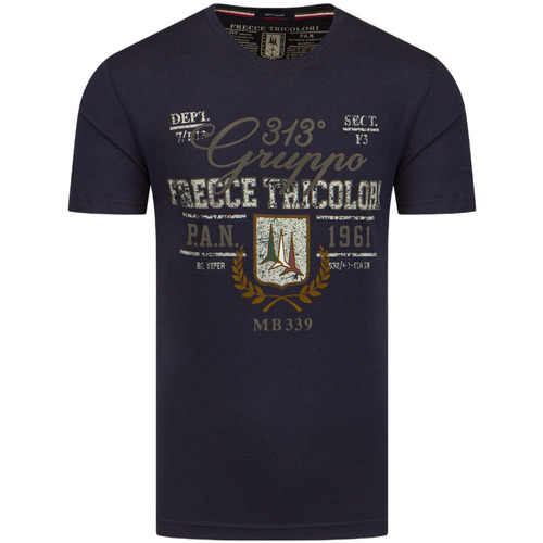 Vêtements Homme T-shirts manches courtes Aeronautica Militare TS2221J641 Bleu