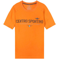 Vêtements Homme T-shirts manches courtes Aeronautica Militare TS2207J634 Orange