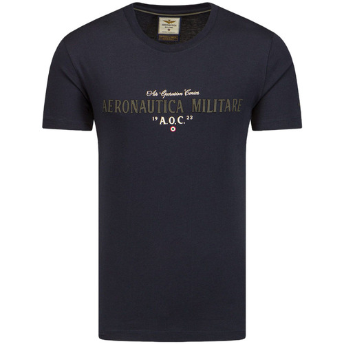 Vêtements Homme T-shirts manches courtes Aeronautica Militare TS2228J634 Bleu