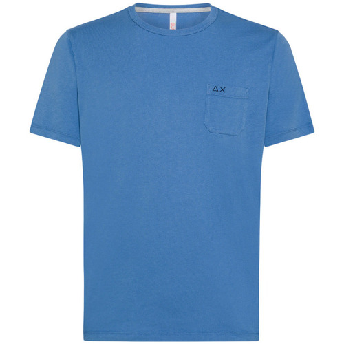 Vêtements Homme T-shirts manches courtes Sun68 T34101 Bleu