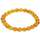 Montres & Bijoux Femme Bracelets Karma Yoga Shop Bracelet écologique “Rayons Solaires” en Ambre jaune 