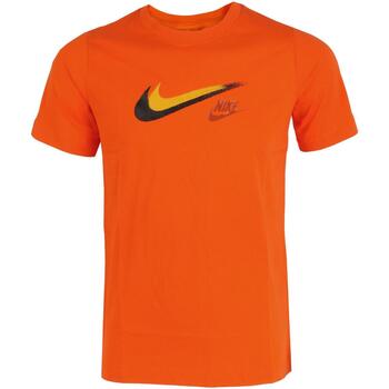 Vêtements Garçon T-shirts manches courtes Nike Cavaliers B nsw si ss tee Orange