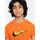 Vêtements Garçon T-shirts manches courtes Nike B nsw si ss tee Orange
