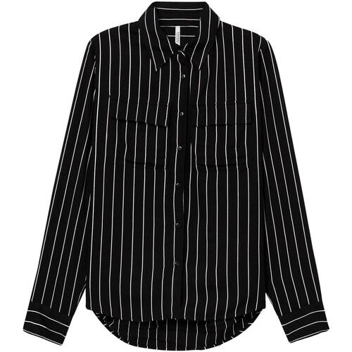 Vêtements Femme Chemises / Chemisiers Tiffosi Raider 1 noir ml Way shirt Noir