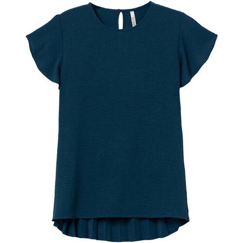 Vêtements Femme T-shirts manches courtes Tiffosi Kara 3 encre bleu mc tee Bleu