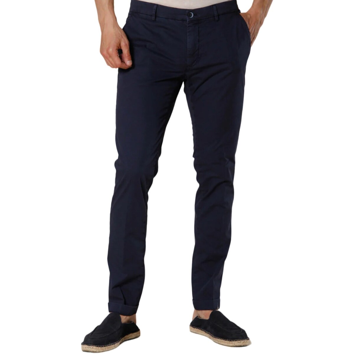 Vêtements Homme Pantalons 5 poches Mason's MILANO-MBE101 Bleu