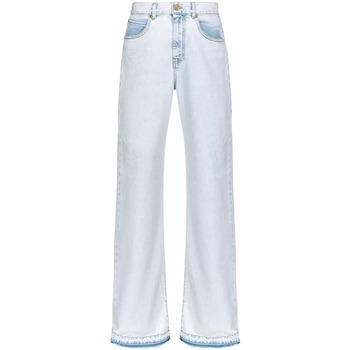 Vêtements Femme Jeans Pinko Jeans rose large jambe clair Bleu