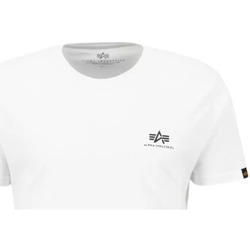 Vêtements Homme Mocassins & Chaussures bateau Alpha T-shirt  blanc de base Blanc