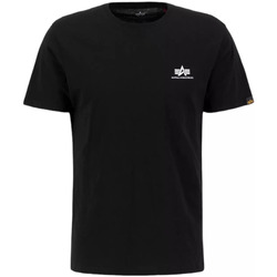 Vêtements Homme Mocassins & Chaussures bateau Alpha T-shirt  de base noir Noir