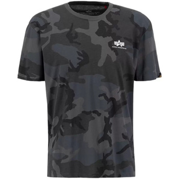 Vêtements Homme Chaussures de sport Alpha T-shirt  camouflage urbain Noir