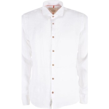 Vêtements Homme Chemises manches longues Yes Zee C505-UP00 Blanc
