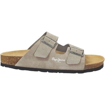 Chaussures Homme Mules Pepe Graphic jeans Bio m suede Beige
