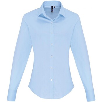 Vêtements Femme Chemises / Chemisiers Premier PR344 Bleu