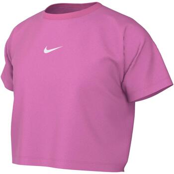 Vêtements Fille T-shirts manches courtes Grey Nike G nsw tee essntl ss boxy Rose