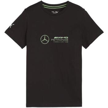 Vêtements Garçon T-shirts manches courtes Puma B mapf1 log tee Noir