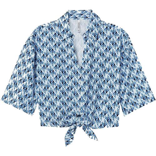 Vêtements Femme Chemises / Chemisiers Tiffosi Eliane 2 bleu blouissant Bleu