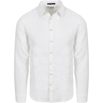 chemise no excess  shirt linen blanche 