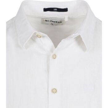 No Excess Shirt Linen Blanche Blanc