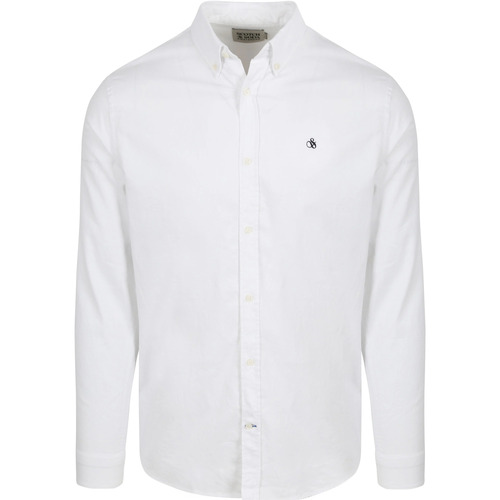 Vêtements Homme Chemises manches longues House of Hounds Chemise  Oxford Blanche Blanc