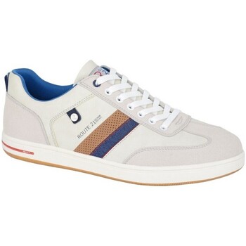Chaussures Homme Baskets basses R21 DF2388 Blanc