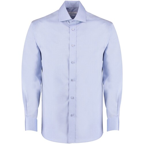 Vêtements Homme Chemises manches courtes Kustom Kit Executive Premium Bleu