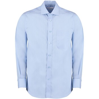 Vêtements Homme Chemises manches longues Kustom Kit Corporate Bleu