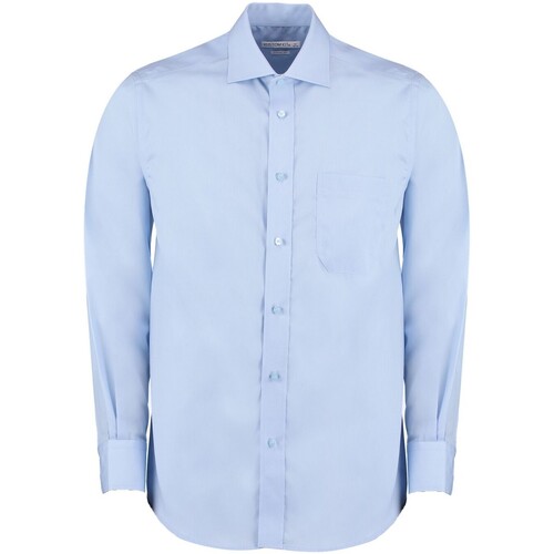 Vêtements Homme Chemises manches longues Kustom Kit Corporate Bleu