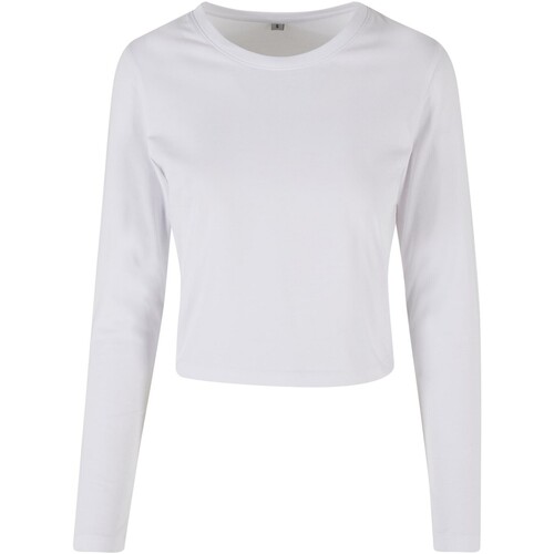 Vêtements Femme T-shirts manches longues Build Your Brand  Blanc