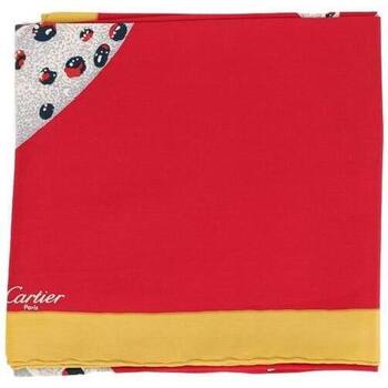 Accessoires textile Femme Sacs de sport Cartier Carré en soie Rouge