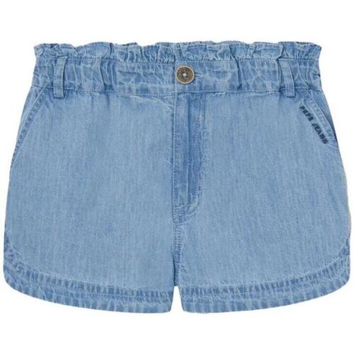 Vêtements Fille Wash Shorts / Bermudas Pepe jeans  Bleu