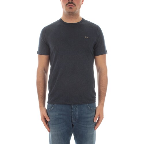 Vêtements Homme T-shirts manches courtes Sun68 T34132 Bleu