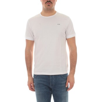 Vêtements Homme T-shirts manches courtes Sun68 T34129 Blanc