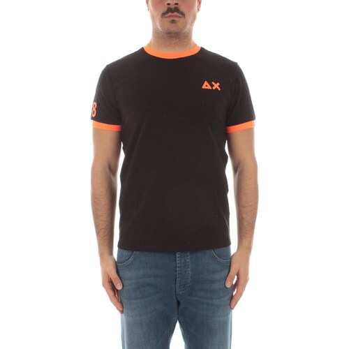 Vêtements Homme T-shirts manches courtes Sun68 T34125 Noir
