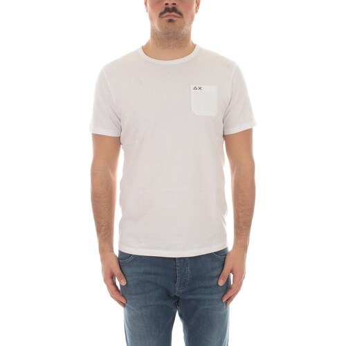 Vêtements Homme Babolat Coreflag T-shirt Junior Sun68 T34101 Blanc