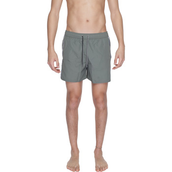 Vêtements Homme Maillots / Shorts de bain Giorgio stonewashed Armani five-pocket straight-leg jeansA7 211740 4R443 Vert