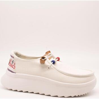 Chaussures Femme Baskets basses HEY DUDE  Blanc