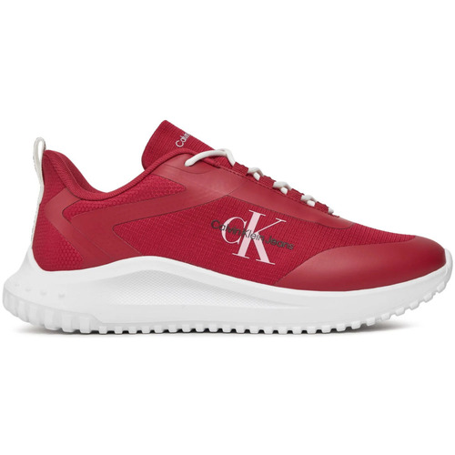Chaussures Homme Baskets mode Calvin Klein JEANS Ruched YM0YM00968 Rouge