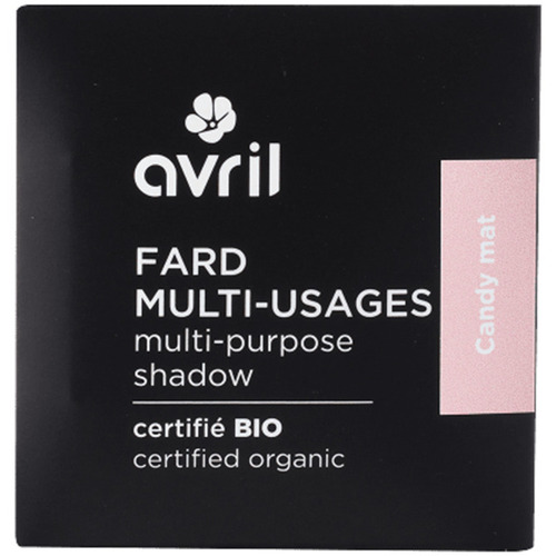 Beauté Femme Fards à paupières & bases Avril Fard Multi-Usages Certifié Bio - Candy Mat Rose
