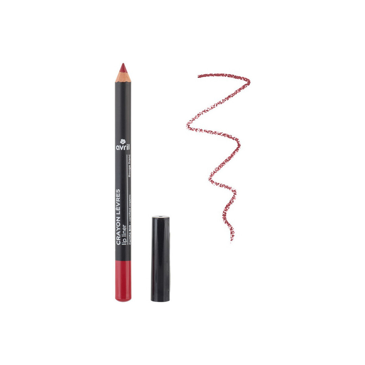 Beauté Femme Crayons à lèvres Avril Crayon Contour Des Lèvres Certifié Bio Rouge
