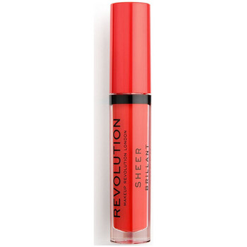 Beauté Femme Gloss Makeup Revolution Gloss à Lèvres Sheer Brillant - 132 Cherry Orange
