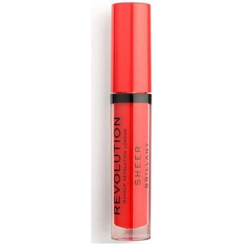Beauté Femme Gloss Makeup Revolution Gloss à Lèvres Sheer Brillant - 133 Destiny Orange