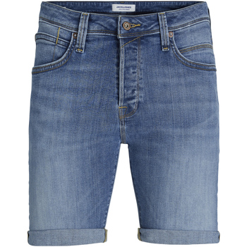 Vêtements Homme Shorts DRESS / Bermudas Jack & Jones Short coton Bleu
