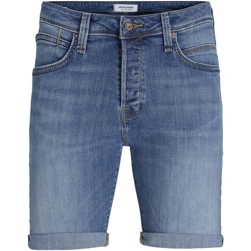 Vêtements Homme Shorts DRESS / Bermudas Jack & Jones Short coton Bleu