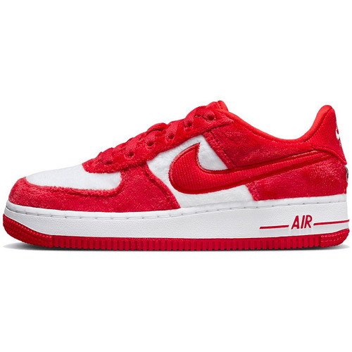 Chaussures Femme Baskets mode Nike AIR FORCE 1 LOW VALENTINES DAY FLEECE 2024 Blanc
