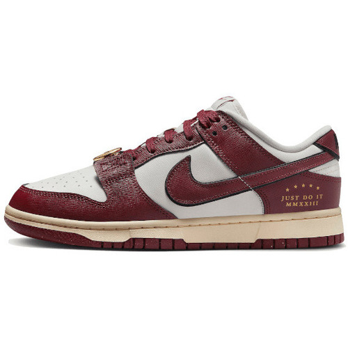 Chaussures Femme Baskets mode Nike Store DUNK LOW SE SAIL TEAM RED Violet