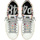 Chaussures Femme Baskets mode P448 JOHNRE-W-FLORAL Blanc