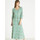 Vêtements Femme Robes Daxon by  - Robe en maille coupe droite Vert