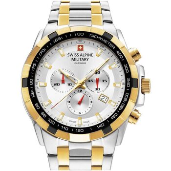 Swiss Military 7029.1174 Homme Montres Analogiques Swiss Alpine Military Swiss Military 7043.9142, Quartz, 47mm, 10ATM Doré