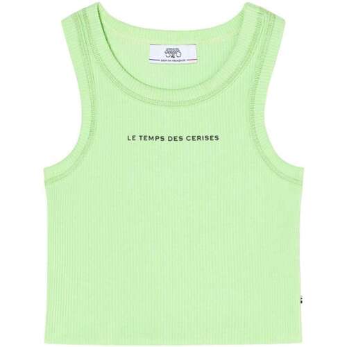 Vêtements Fille Débardeurs / T-shirts crew sans manche Le Temps des Cerises 162699VTPE24 Vert