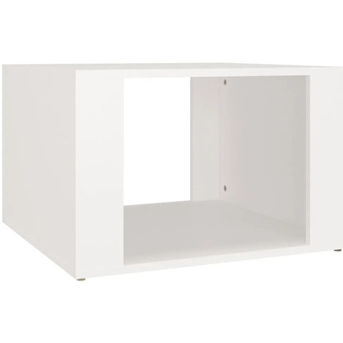 Maison & Déco Tables de chevet Maison D'home Table de chevet Blanc 57x55x36 cm Bois d’ingénierie Blanc